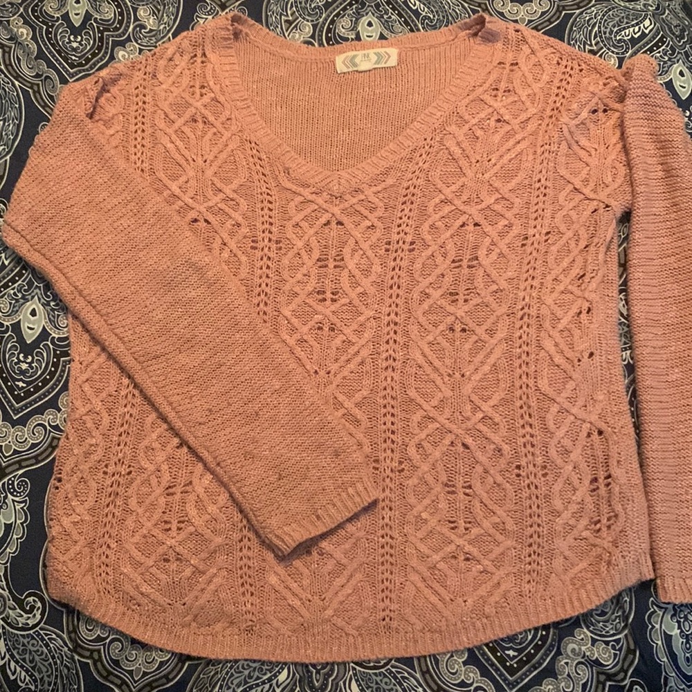 Pink sweater